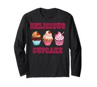 Funny Sweet Cupcakes, Birthday Cakes, Delicious Cupcakes Maglia a Manica