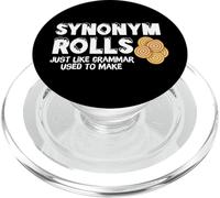 Funny Synonym Rolls Graphic Grammar Teacher Pun PopSockets PopGrip per MagSafe