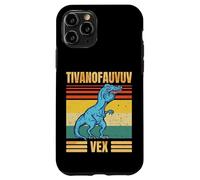 Funny T Rex Dinosaur Cartoon Retro Speech Gag Custodia per iPhone 11 Pro