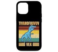 Funny T Rex Dinosaur Cartoon Retro Speech Gag Custodia per iPhone 12/12 Pro
