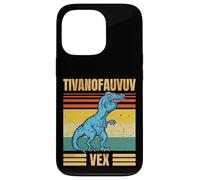 Funny T Rex Dinosaur Cartoon Retro Speech Gag Custodia per iPhone 13 Pro