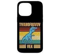 Funny T Rex Dinosaur Cartoon Retro Speech Gag Custodia per iPhone 14 Pro Max