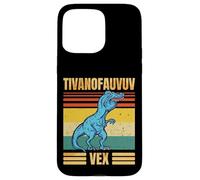 Funny T Rex Dinosaur Cartoon Retro Speech Gag Custodia per iPhone 15 Pro Max