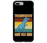 Funny T Rex Dinosaur Cartoon Retro Speech Gag Custodia per iPhone 7 Plus/8 Plus