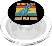 Funny T Rex Dinosaur Cartoon Retro Speech Gag PopSockets PopGrip per MagSafe