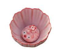 Funny Tea Pet Fish Shape Statues, Tea Table Decor with Cup