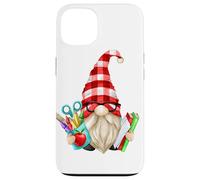 Funny Teacher Gnome For First Day At Elementary School Custodia per iPhone 13