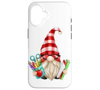 Funny Teacher Gnome For First Day At Elementary School Custodia per iPhone 16