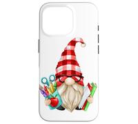 Funny Teacher Gnome For First Day At Elementary School Custodia per iPhone 16 Pro