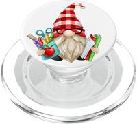 Funny Teacher Gnome For First Day At Elementary School PopSockets PopGrip per MagSafe
