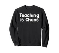 Funny Teacher Humor Design Teaching School Life Energy Felpa