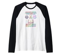 Funny Teacher Nothing Beat Book Rock Paper Scissors Maglia con Maniche Raglan