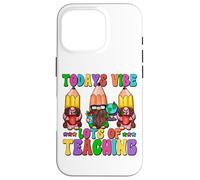Funny Teacher Saying For Women And Men Gnome Teaching Quote Custodia per iPhone 16 Pro