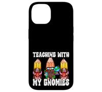 Funny Teaching With My Gnomies 100 Days Of School Gnomes Custodia per iPhone 14