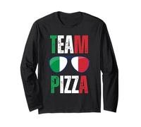Funny Team Pizza - Occhiali da Sole con Bandiera Italiana Maglia a Manica