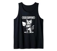 Funny Tech Support Cute Cat Ironic IT Canotta