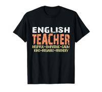 Funny Technology Teacher Helpful Empathic Calm Kind Reliable Maglietta