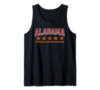 Funny Tennessee Alabama - Would Not Recommend, TN Orange Canotta