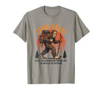 Funny Tennessee Hiking Sasquatch Bigfoot, Hiking & Camping Maglietta
