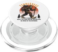 Funny Tennessee Hiking Sasquatch Bigfoot, Hiking & Camping PopSockets PopGrip per MagSafe
