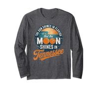 Funny Tennessee Moon Shines, Florida Sun Shines TN Humor Maglia a Manica