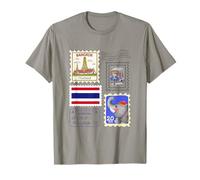 Funny Thailand Bkk Trip Solo Travel Summer Trip Stamp Lover Maglietta