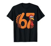 Funny Thanksgiving 67 Meme Turkey Humor Style Maglietta