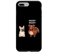 Funny Thanksgiving French Bulldog and Turkey Custodia per iPhone 7 Plus/8 Plus