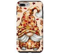 Funny Thanksgiving Gnome For Women Cute Autumn Fall Pattern Custodia per iPhone 7 Plus/8 Plus