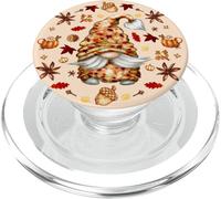 Funny Thanksgiving Gnome For Women Cute Autumn Fall Pattern PopSockets PopGrip per MagSafe
