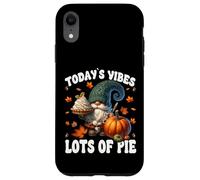 Funny Thanksgiving Gnome For Women Men Kids Cute Pumpkin Pie Custodia per iPhone XR
