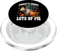 Funny Thanksgiving Gnome For Women Men Kids Cute Pumpkin Pie PopSockets PopGrip per MagSafe