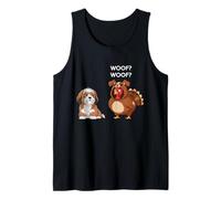 Funny Thanksgiving Lhasa Apso And Turkey Canotta