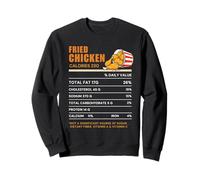 Funny Thanksgiving Nutrition Facts | Fried Chicken Holiday Felpa