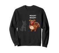 Funny Thanksgiving Scottish Terrier And Turkey Felpa
