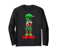 Funny The 67 Elf Ironic Six Seven Meme Vestito Natalizio Maglia a Manica