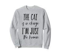 Funny The Cat è il responsabile, sono solo lo scherzo umano e spiritoso sui gatti Felpa