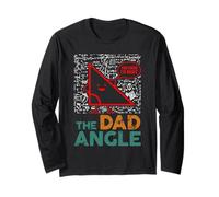 Funny The Dad Angle Geometry Dads Love Math Festa del papà Maglia a Manica