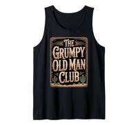 Funny The Grumpy Old Man Club, Divertente Design a Forma di Cactus per Gli Uomini Canotta