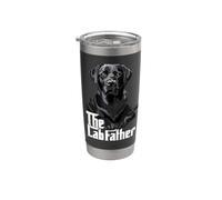 Funny The Lab Father Black Labrador Retriever Dad Dog Daddy Bicchiere termico in acciaio inox doppia parete