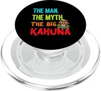 Funny The Man The Myth The Big Kahuna Tiki Fishing Uomo PopSockets PopGrip per MagSafe