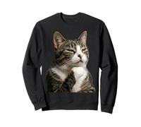 Funny Thinking Cat Felpa