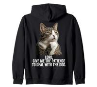 Funny Thinking Cat Felpa con Cappuccio