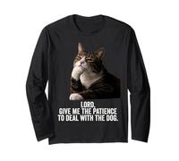 Funny Thinking Cat Maglia a Manica