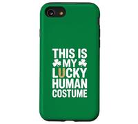 Funny This Is My Lucky Human Costume irlandese Custodia per iPhone SE (2020) / 7/8