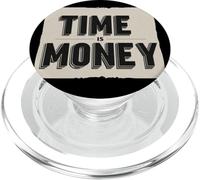 Funny Time is Money Discorso per ragazzi e ragazze PopSockets PopGrip per MagSafe