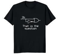 Funny To Be or Not To Be Electrical Engineer T-Shirt Fashion Casual Streetwear Short Sleeve Male Tshirt Modal Loose Tee Black L