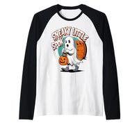 Funny To Sneaky little Spok Cute Halloween Maglia con Maniche Raglan