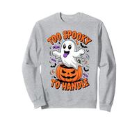 Funny To Spooky To Handle Cute Ghost Halloween Felpa