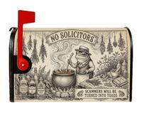 Funny Toad Potion Master Quote Fanciful Magnetic Mail Covers 53,3 x 63,5 cm | Cartello umoristico, involucro per cassetta postale, estetica rustica, tema pozione fantasia, involucro magnetico per esterni